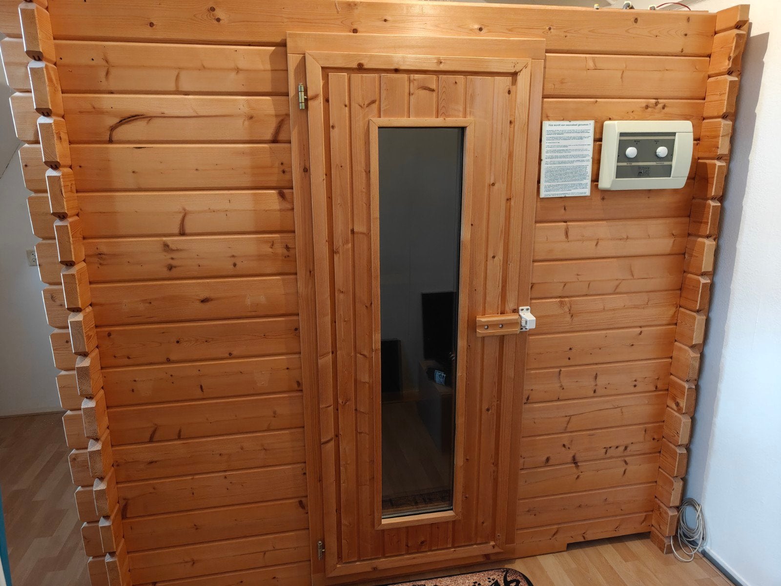 Sauna van Outdoor Products - 225x187x198 cm, Ophalen, Gebruikt, Fins of Traditioneel, Complete sauna