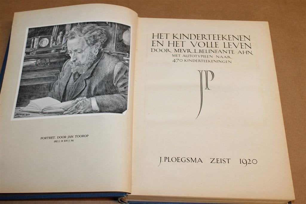 Het Kinderteekenen — 470 Tekeningen, Antiek Boek 1920, Boeken, Ophalen of Verzenden, Gelezen