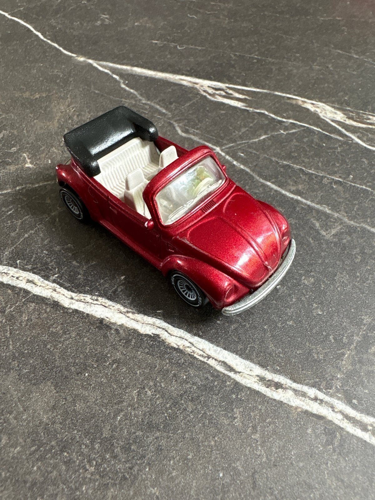 Siku Volkswagen Kever Cabriolet Rood Speelgoedauto, Ophalen of Verzenden, Gebruikt