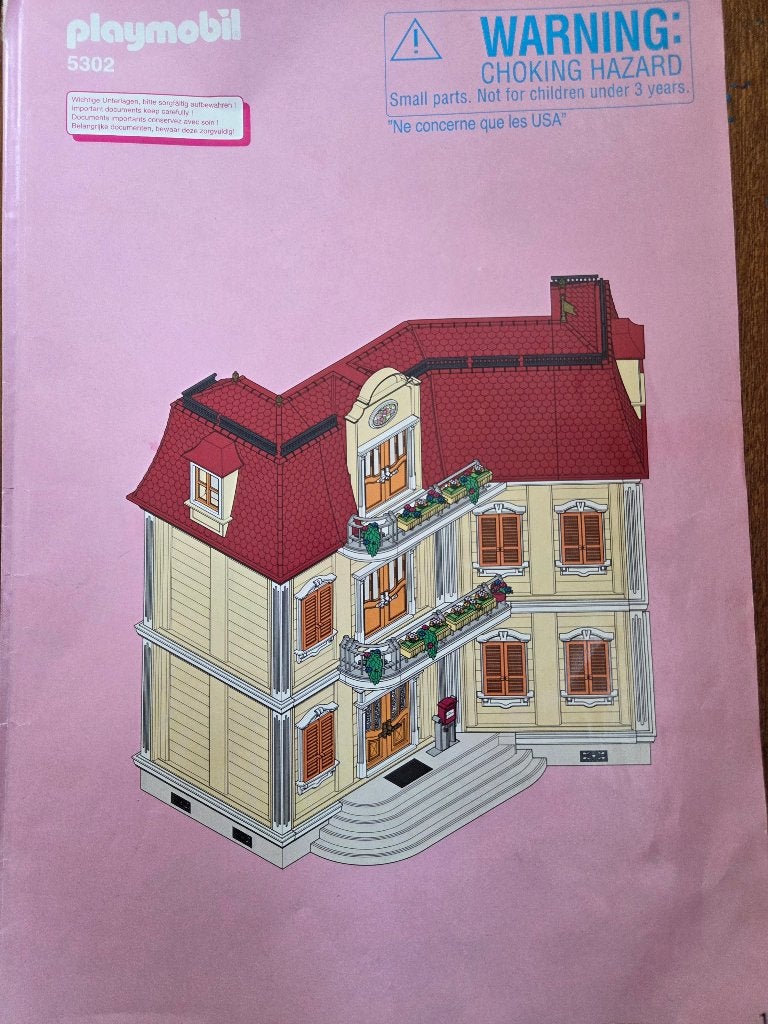 Playmobil herenhuis  / poppenhuis met inboedel en huisdieren, Ophalen of Verzenden, Zo goed als nieuw, Complete set