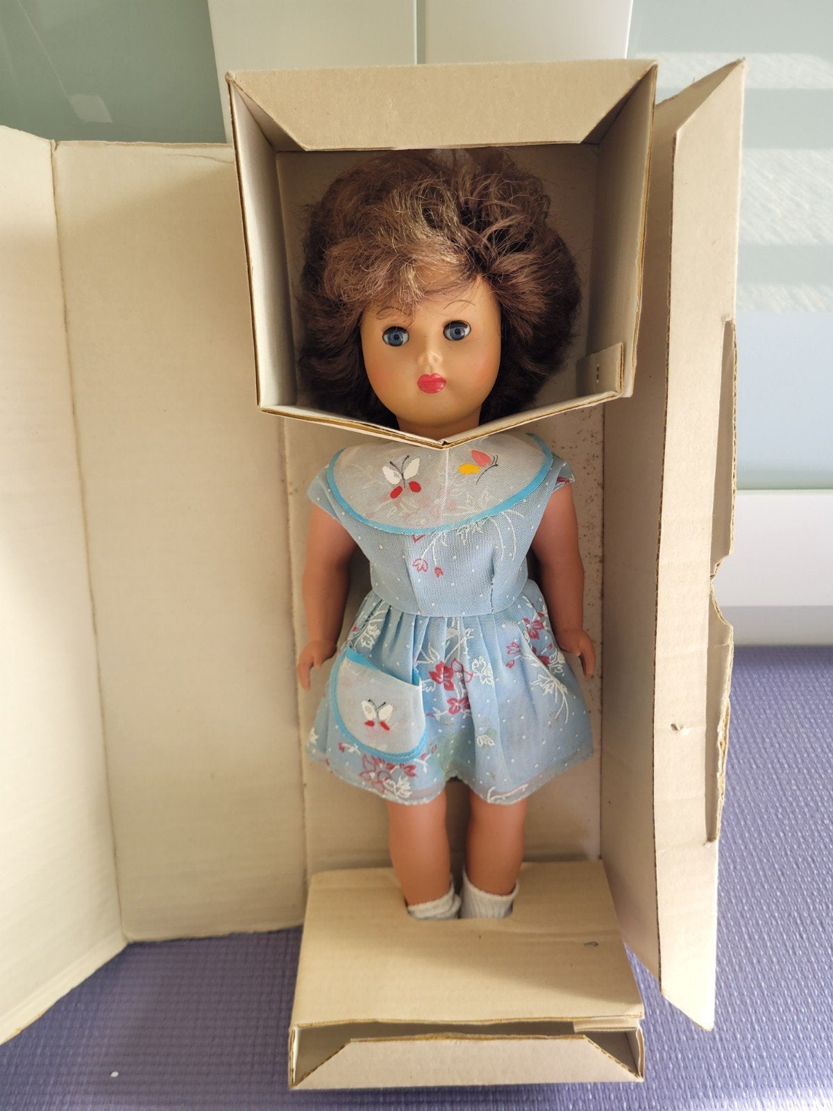 Vintage Ratti pop Italy /in originele doos jr.60/70, Kinderen en Baby's, Speelgoed | Poppen, Ophalen of Verzenden, Zo goed als nieuw