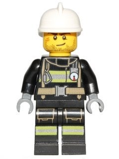 LEGO City cty0696 Fire - Reflective Stripes with Utility, Lego, Ophalen of Verzenden, Minifiguur, City