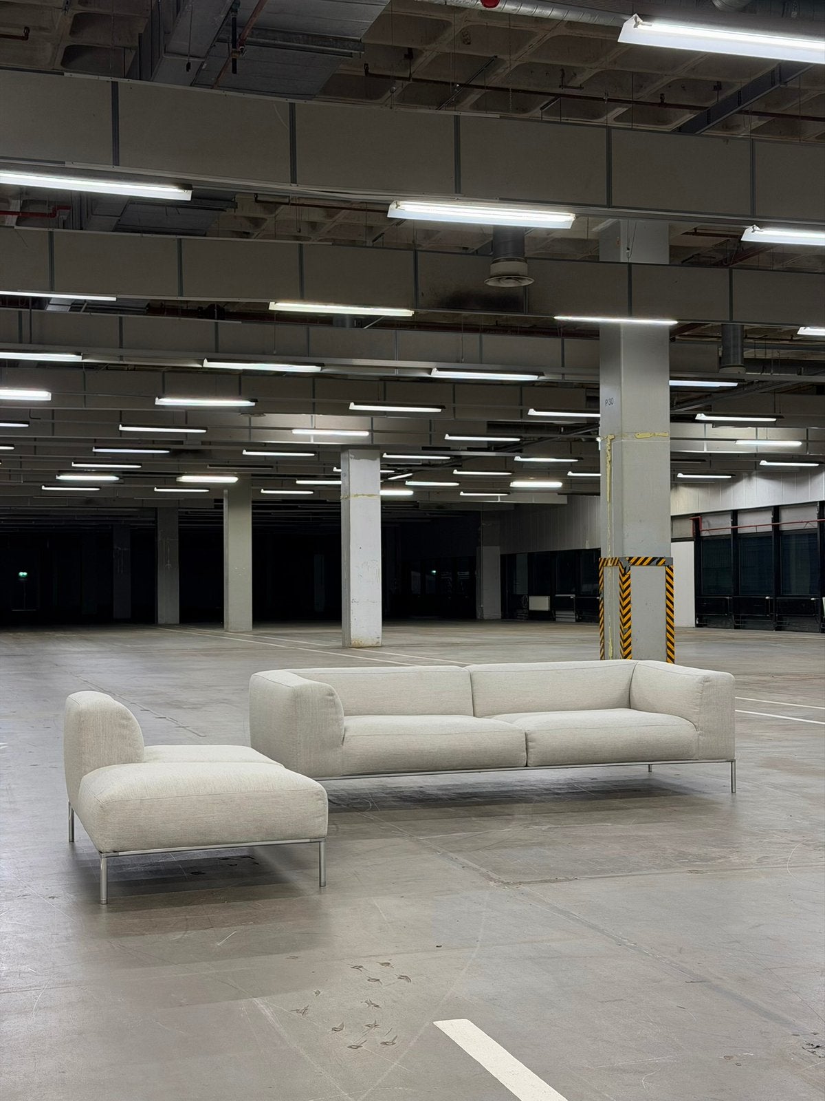 B&B Italia Frank | Natural | NIEUWSTAAT + Garantie, 250 tot 300 cm, Overige materialen, Hoekbank, Ophalen of Verzenden