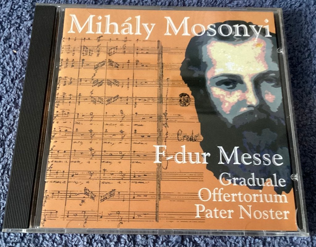 Mihály Monsonyi F-dur Messe Graduale Offertorium pater CD, Ophalen of Verzenden, Barok, Gebruikt, Orkest of Ballet