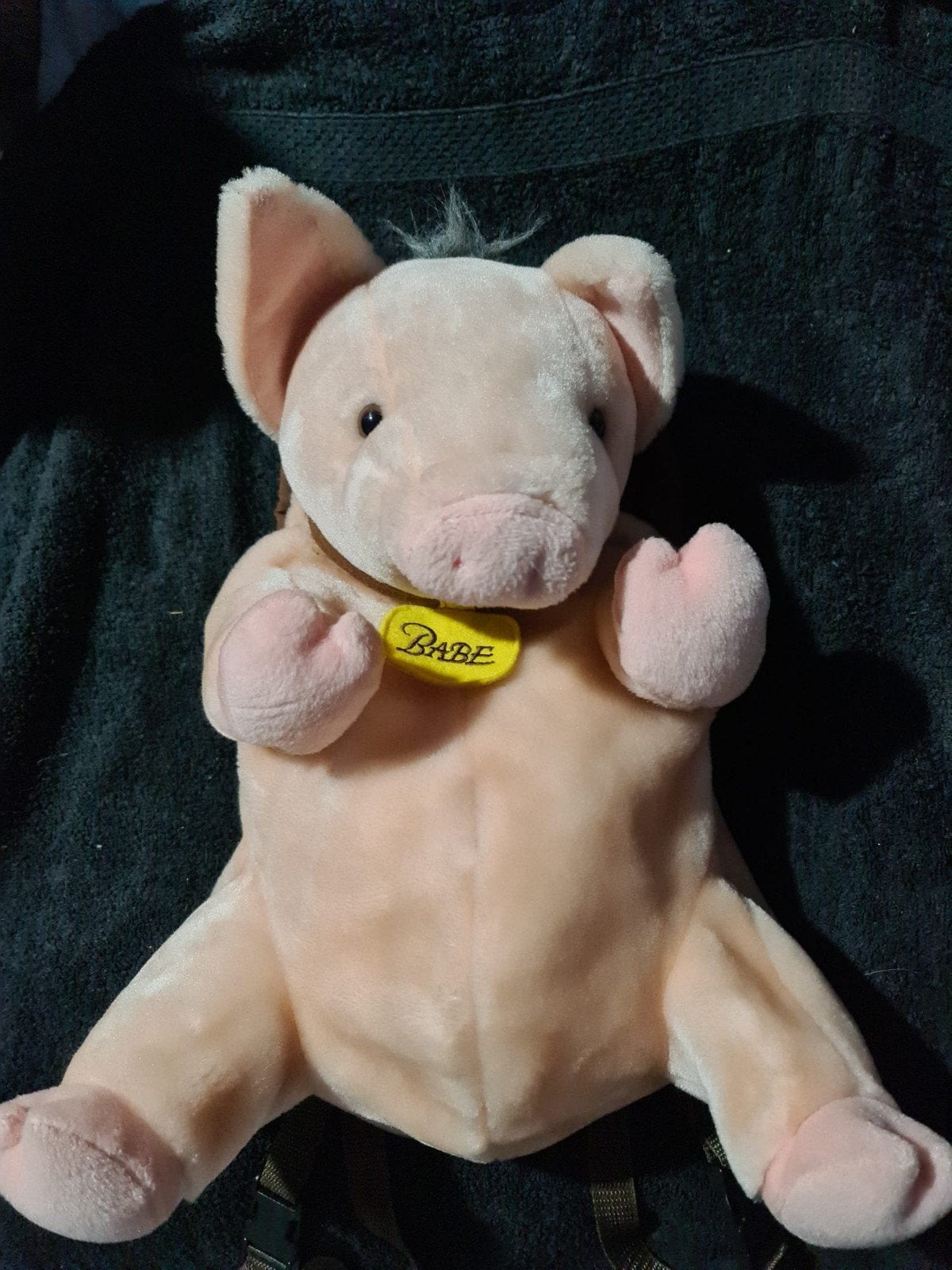 Nieuwe Originele Babe Rugzak/ Knuffel uit Disneyland Parijs!, Ophalen of Verzenden, Overige figuren, Nieuw, Knuffel