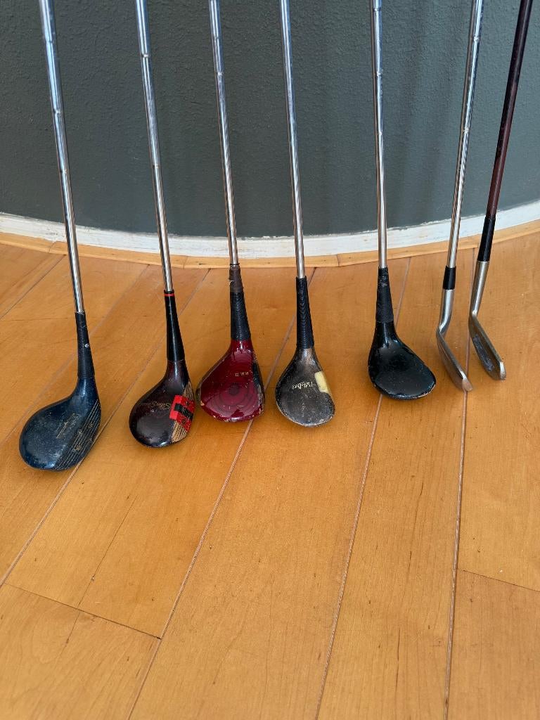 VINTAGE GOLFCLUBS, Sport en Fitness, Golf, Ophalen, Gebruikt, Club, Overige merken