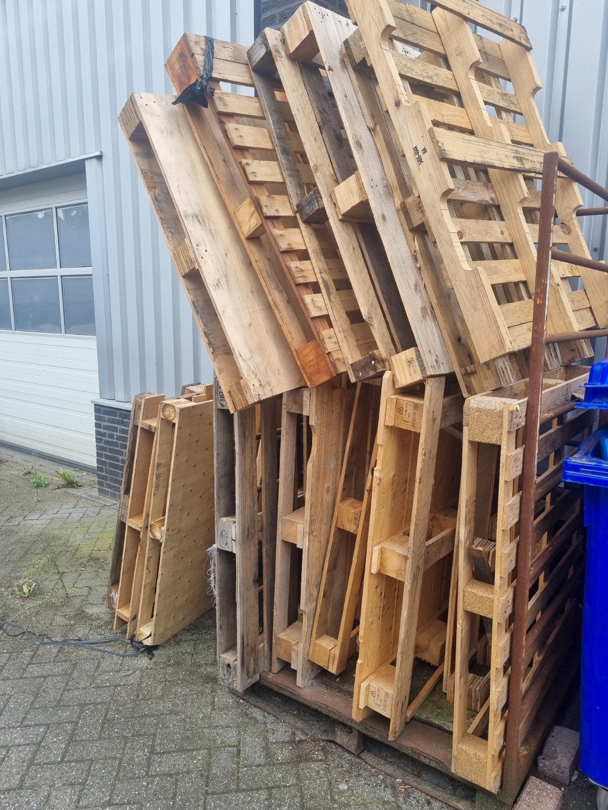 Gebruikte houten pallets - diverse maten, Ophalen, Gebruikt, 100 cm of meer, 60 cm of meer