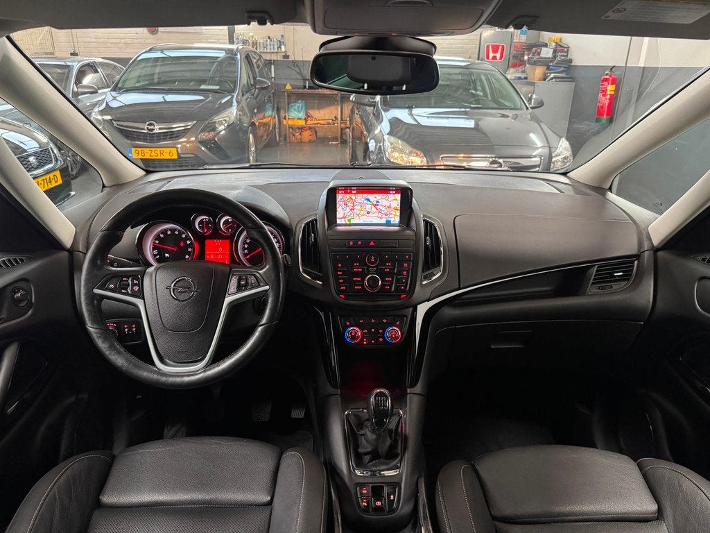 Opel Zafira 1.4 Bi-Fuel Turbo Edition 7p. AIRCO|CAMERA|NAVI|, Auto's, Opel, Gebruikt, 4 cilinders, 7 stoelen, Bedrijf