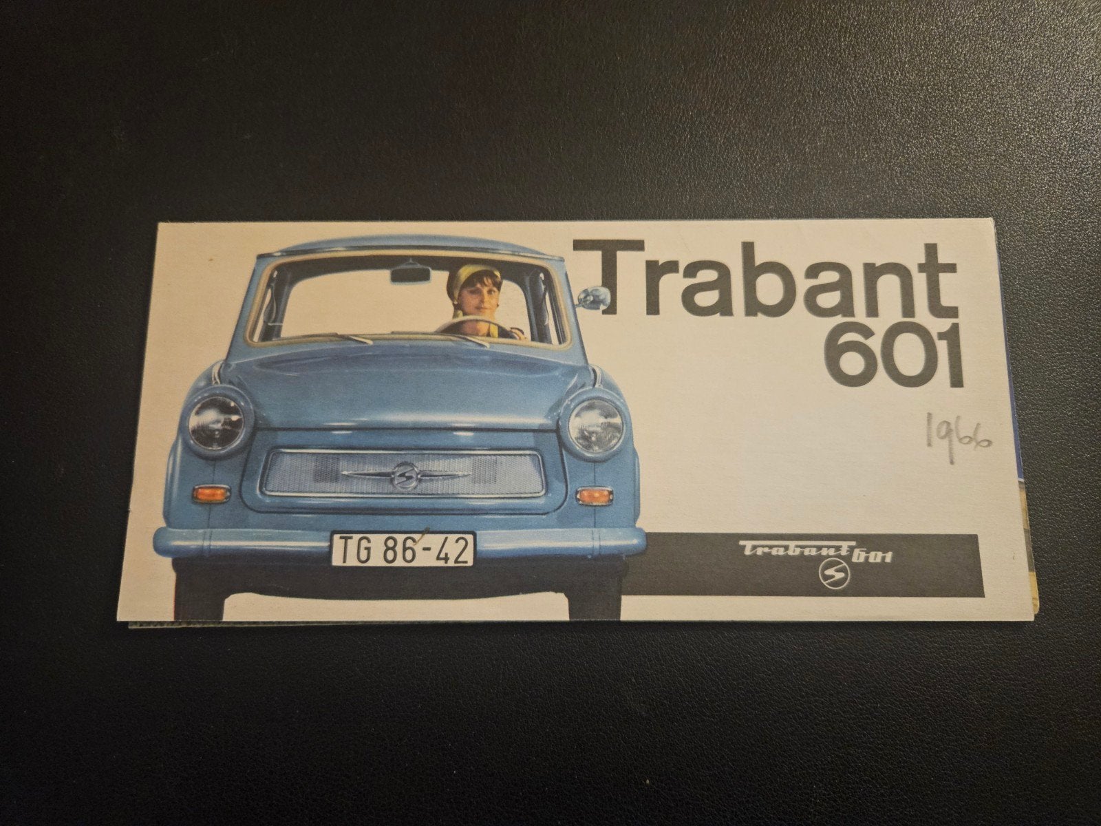 Brochure Trabant 601 1966, Ophalen of Verzenden, Zo goed als nieuw, Overige merken
