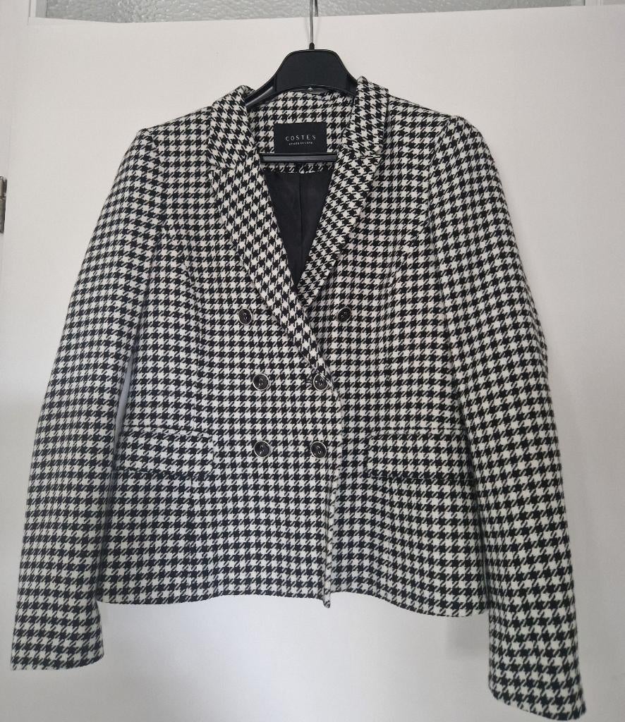 Wollen colbert dames - maat 38 - Costes, Maat 38/40 (M), Zwart, Ophalen of Verzenden, Zo goed als nieuw