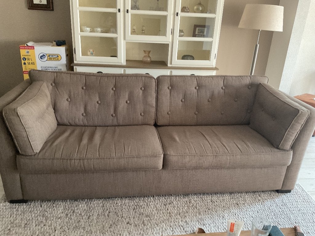 Bank. Gratis af te halen, Ophalen, Gebruikt, Minder dan 75 cm, Driepersoons