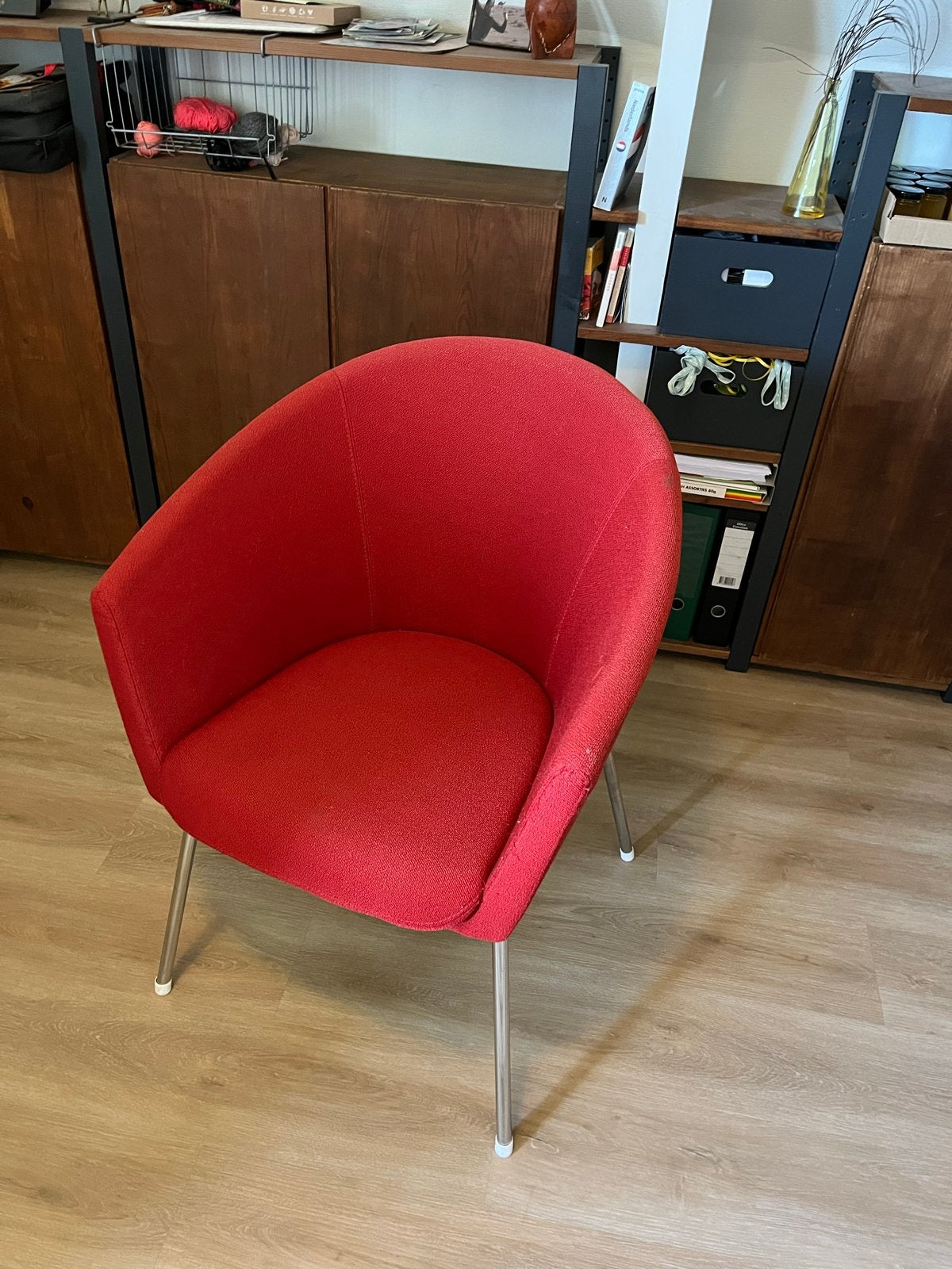 Artifort stoel rood, Ophalen, Gebruikt, Rood, Eén