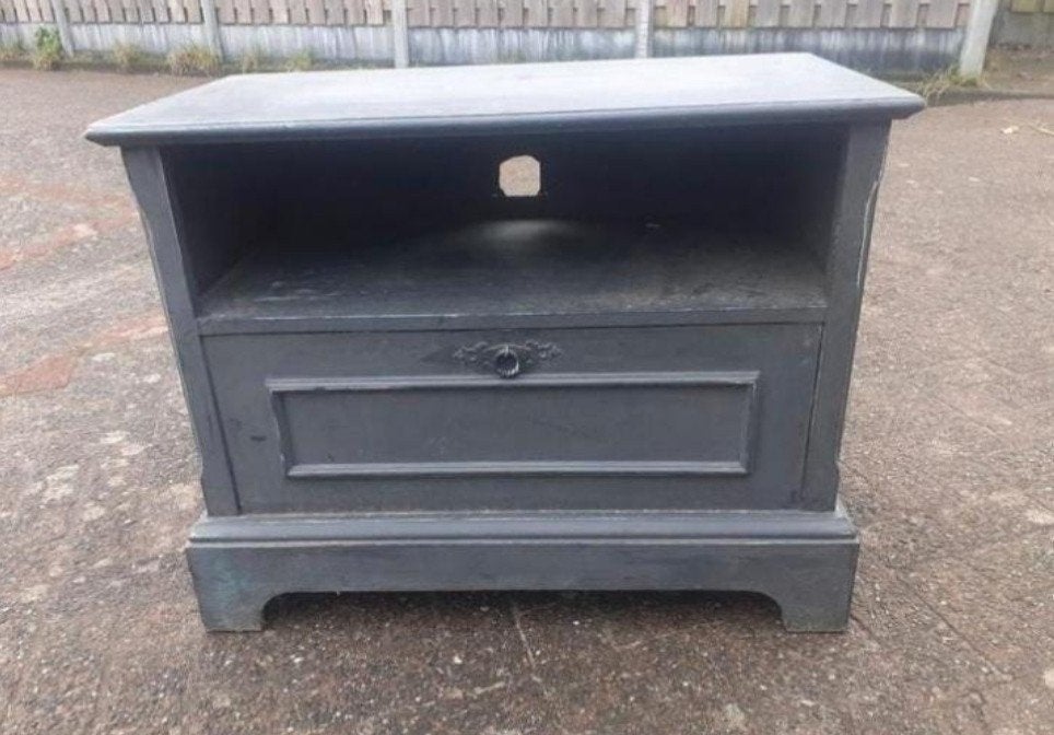 Oude vintage houten kast meubel, Ophalen of Verzenden, Gebruikt, 25 tot 50 cm