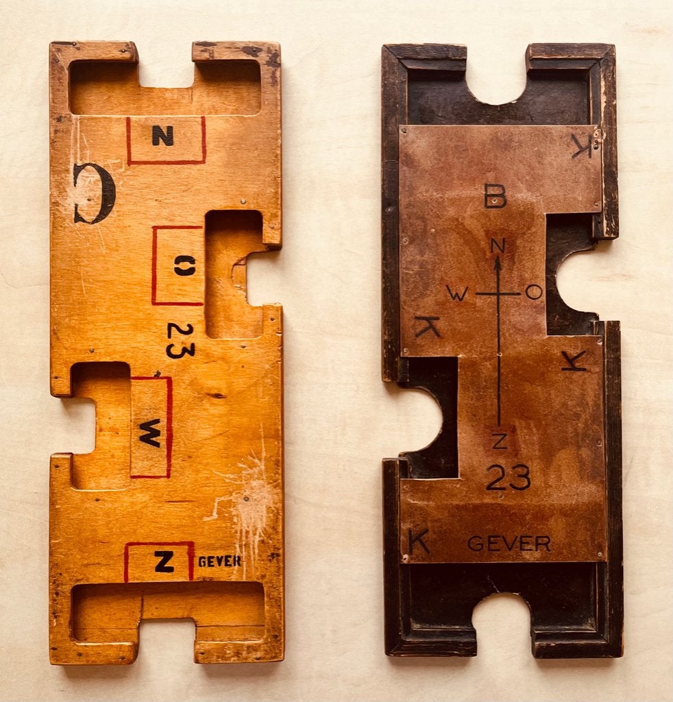 antieke bridge boards, Ophalen of Verzenden