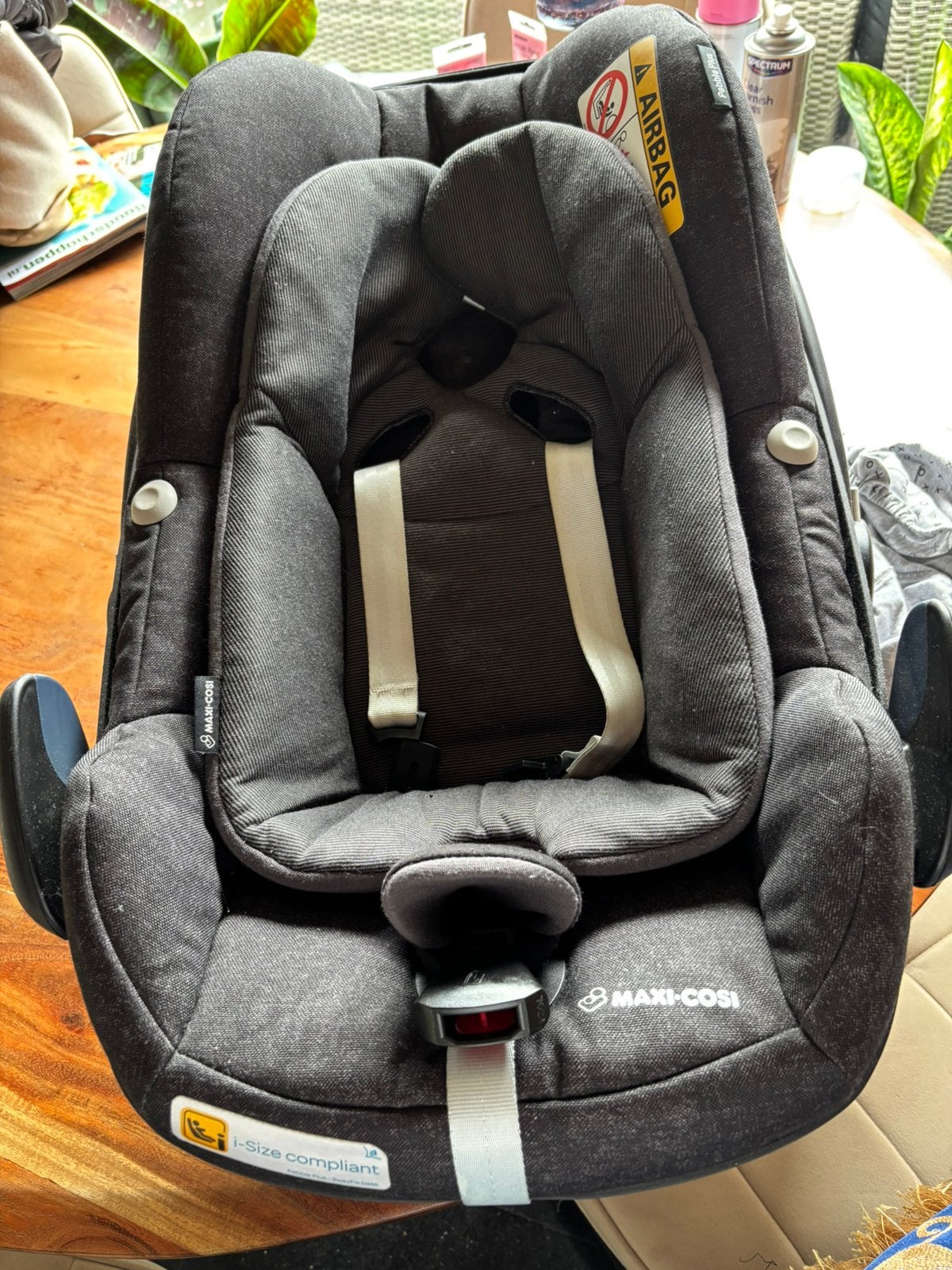 Maxi Cosi Pebbles plus, Ophalen, Autogordel, Zo goed als nieuw, 0 t/m 13 kg