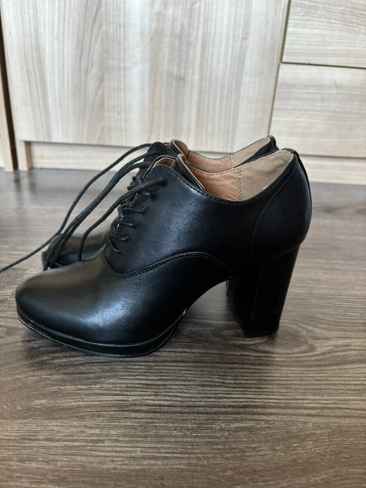 Anna Field enkellaarsjes met hoge hak, Kleding | Dames, Ophalen, Zwart, Zo goed als nieuw, Schoenen met hoge hakken