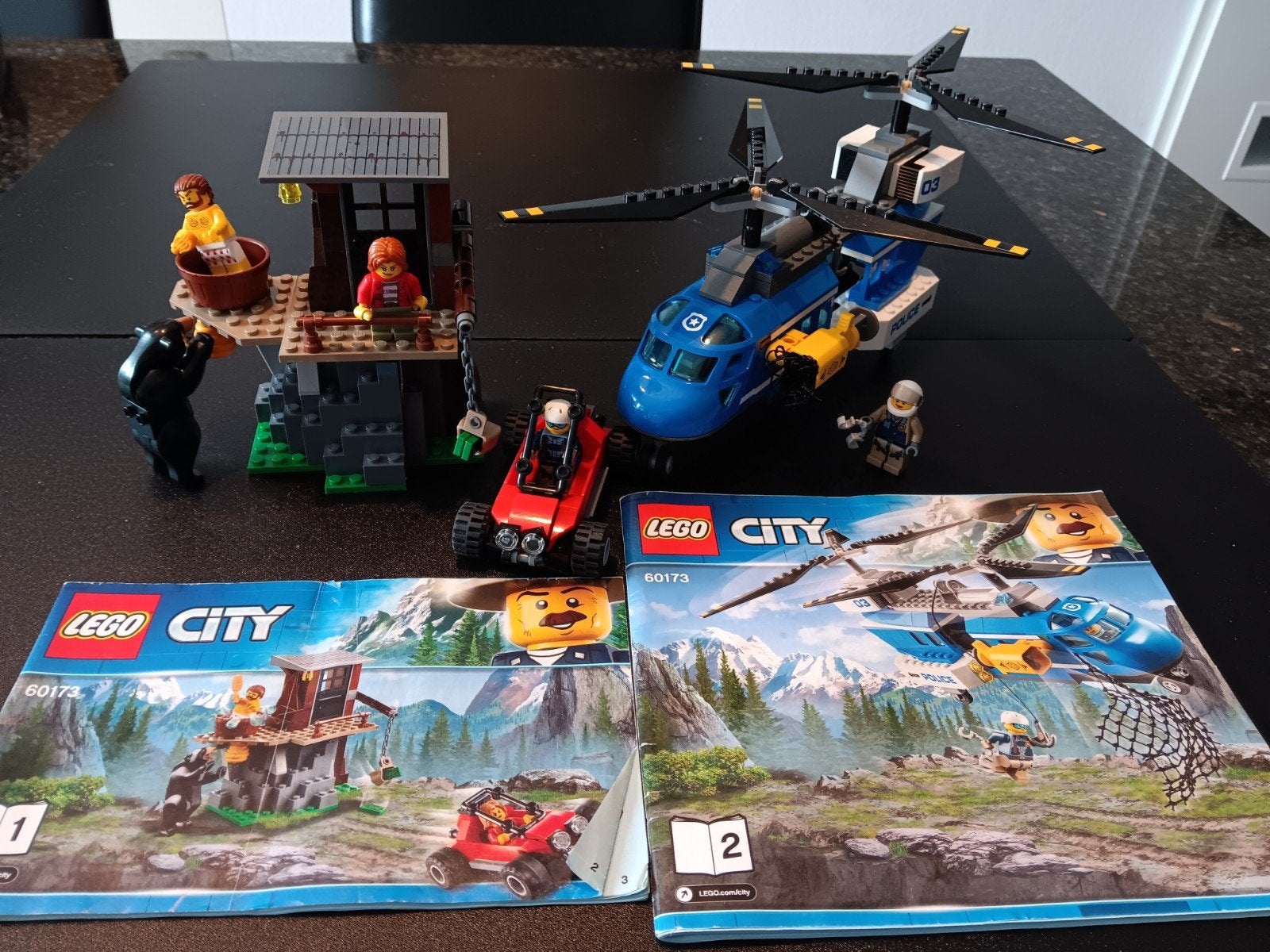 Lego City 60173 Bergpolitie Arrestatie, Ophalen of Verzenden, Zo goed als nieuw, Overige merken