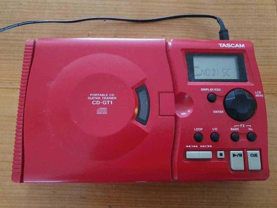 Tascam CD-GT1 Draagbare CD Gitaar Trainer, Ophalen of Verzenden, Gebruikt, Overige merken, Draagbaar