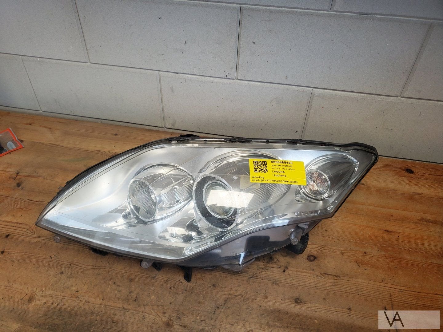Renault Laguna 3 2007 - 2011 xenon koplamp links 260600035r, Gebruikt, -, Renault, -