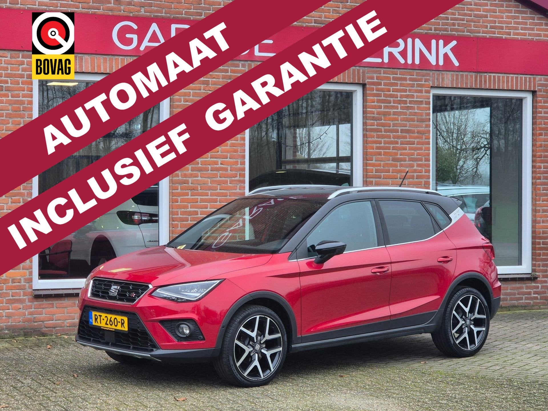 Seat Arona 1.0 TSI FR Launch Edition 116PK 5drs AUTOMAAT cli, Auto's, Stof, Gebruikt, 116 pk, 49 €/maand