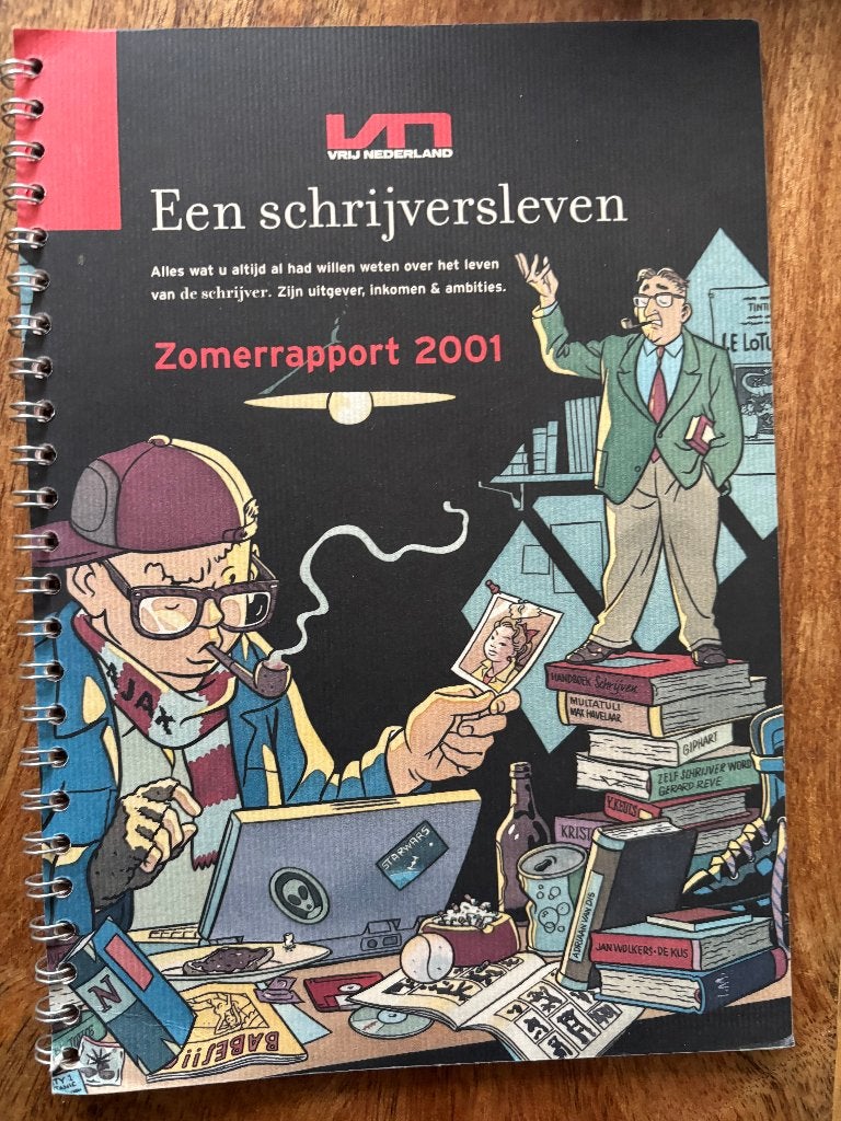 Een schrijversleven (met tek van Peter van Dongen), Boeken, Ophalen of Verzenden, Zo goed als nieuw