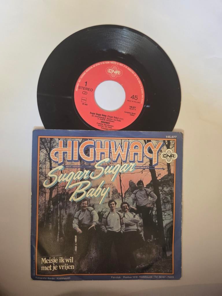 Highway - Sugar sugar baby, Ophalen of Verzenden, Gebruikt, Pop