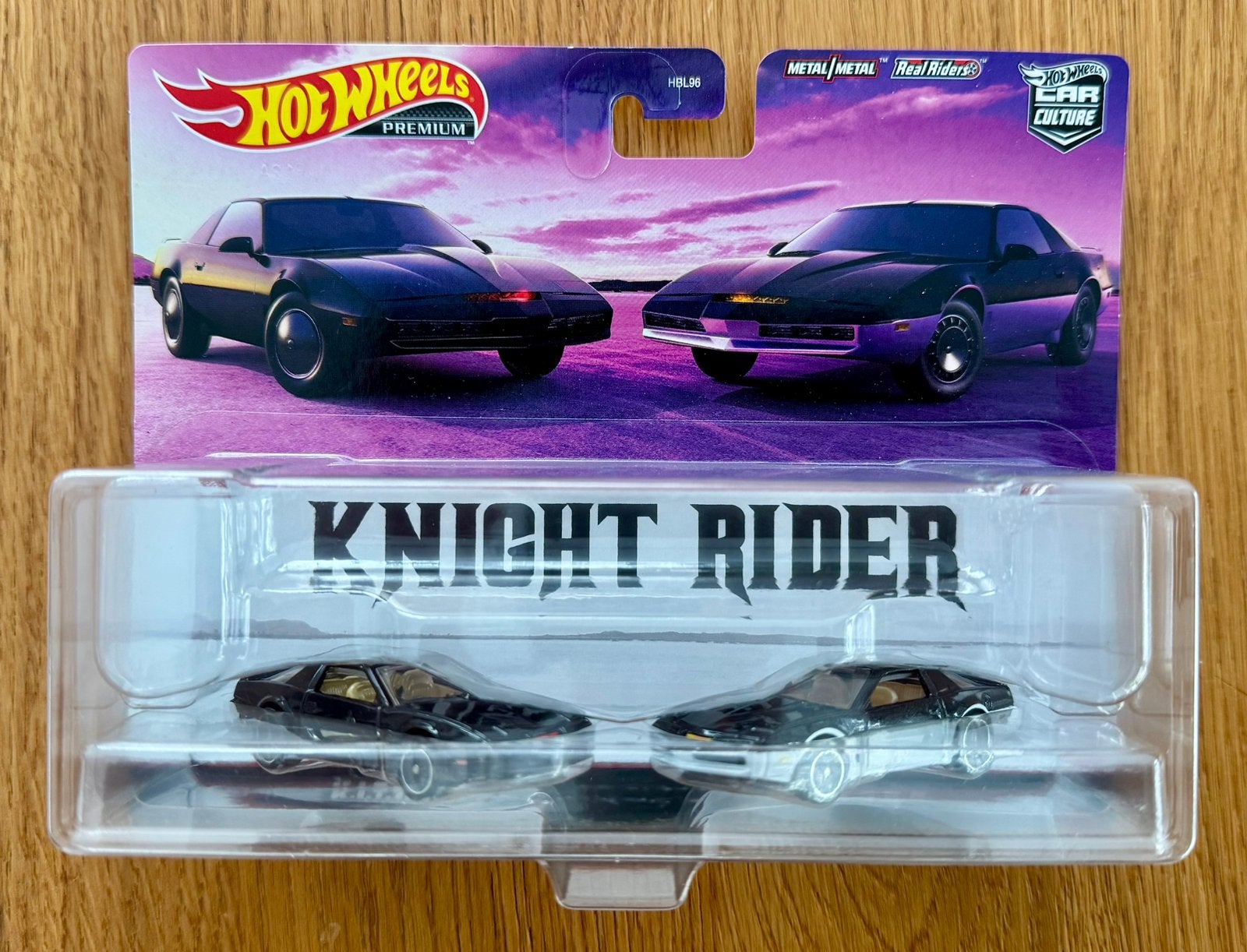 Knight Rider HotWheels KITT&KARR 1/64 set, Ophalen of Verzenden, Nieuw, Tv, Beeldje, Replica of Model