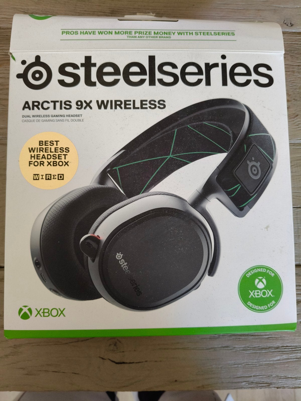 steelseries arctis 9x wireless, Computers en Software, Headsets, Steelseries Arctis, Ophalen of Verzenden, Zo goed als nieuw, Draadloos