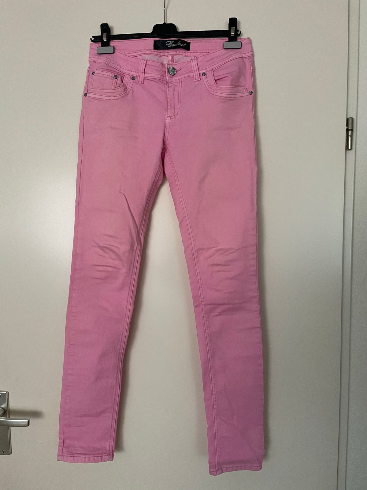 Coolcat roze spijkerbroek maat M/38/10, Maat 38/40 (M), Ophalen of Verzenden, Roze, Lang