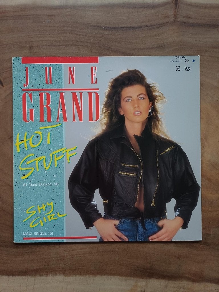 June Grand - Hot Stuff - Vinyl - Maxi Single, Pop, Ophalen of Verzenden, Zo goed als nieuw, EP