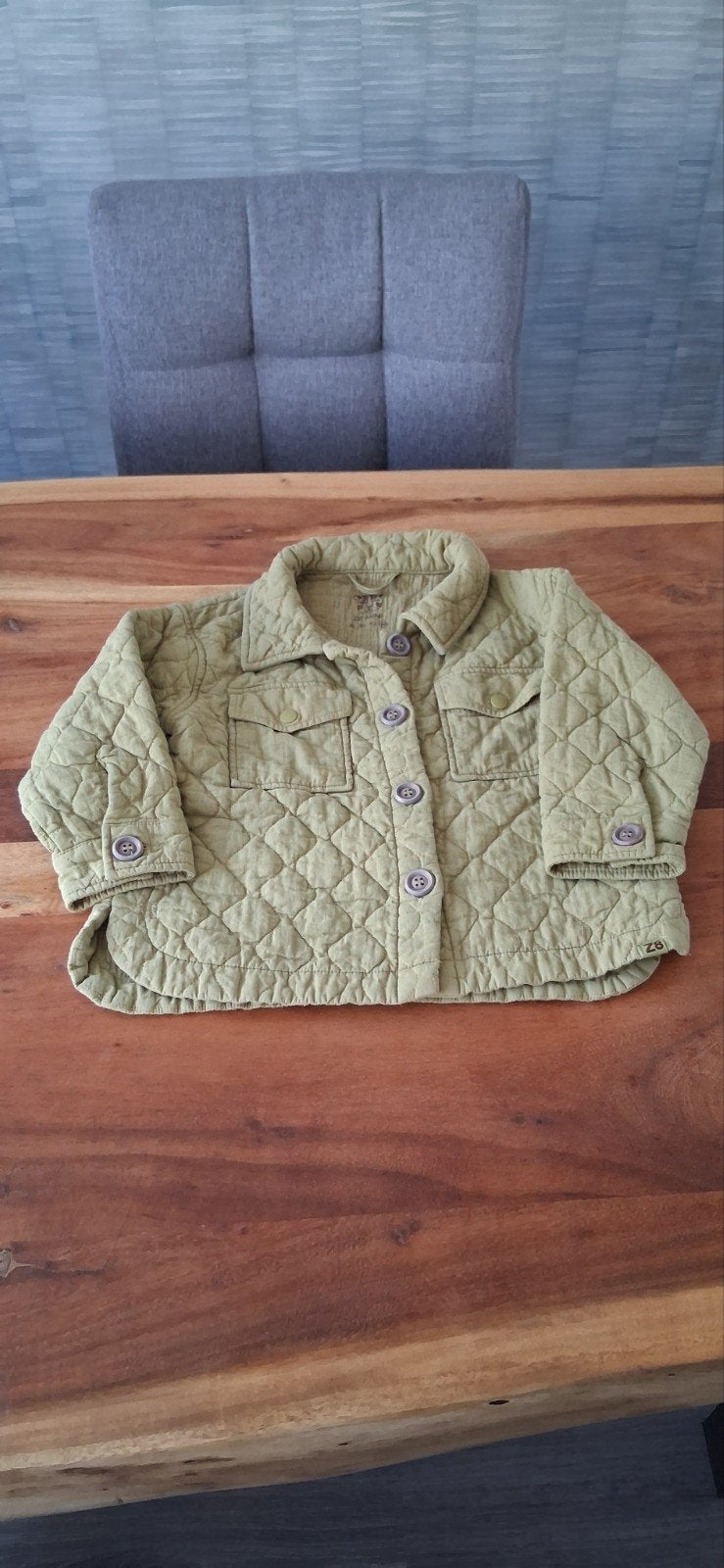 Z8 jas, Maat 98, Olijfgroen, Gebruikt, Jongen of Meisje, Z8, Ophalen of Verzenden