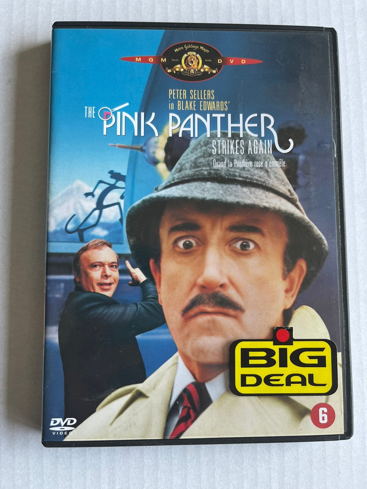 The Pink Panther Strikes Again DVD - Peter Sellers, Nederlands, Overige genres, Ophalen of Verzenden, Vanaf 6 jaar