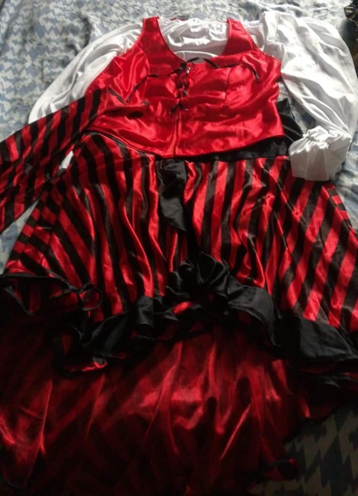 Verkleedkleren, Kleding | Dames, Ophalen, Zo goed als nieuw, Maat 42/44 (L), Carnaval
