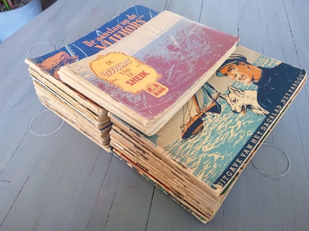 30 x Kapitein Rob oblong stripboekjes, in nette staat., Boeken, Eén stripboek, Ophalen of Verzenden, Gelezen