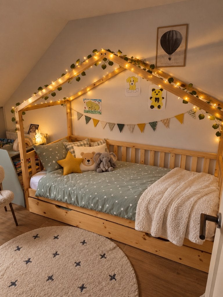Kinderbed, Ophalen, 85 tot 100 cm, Gebruikt, Matras