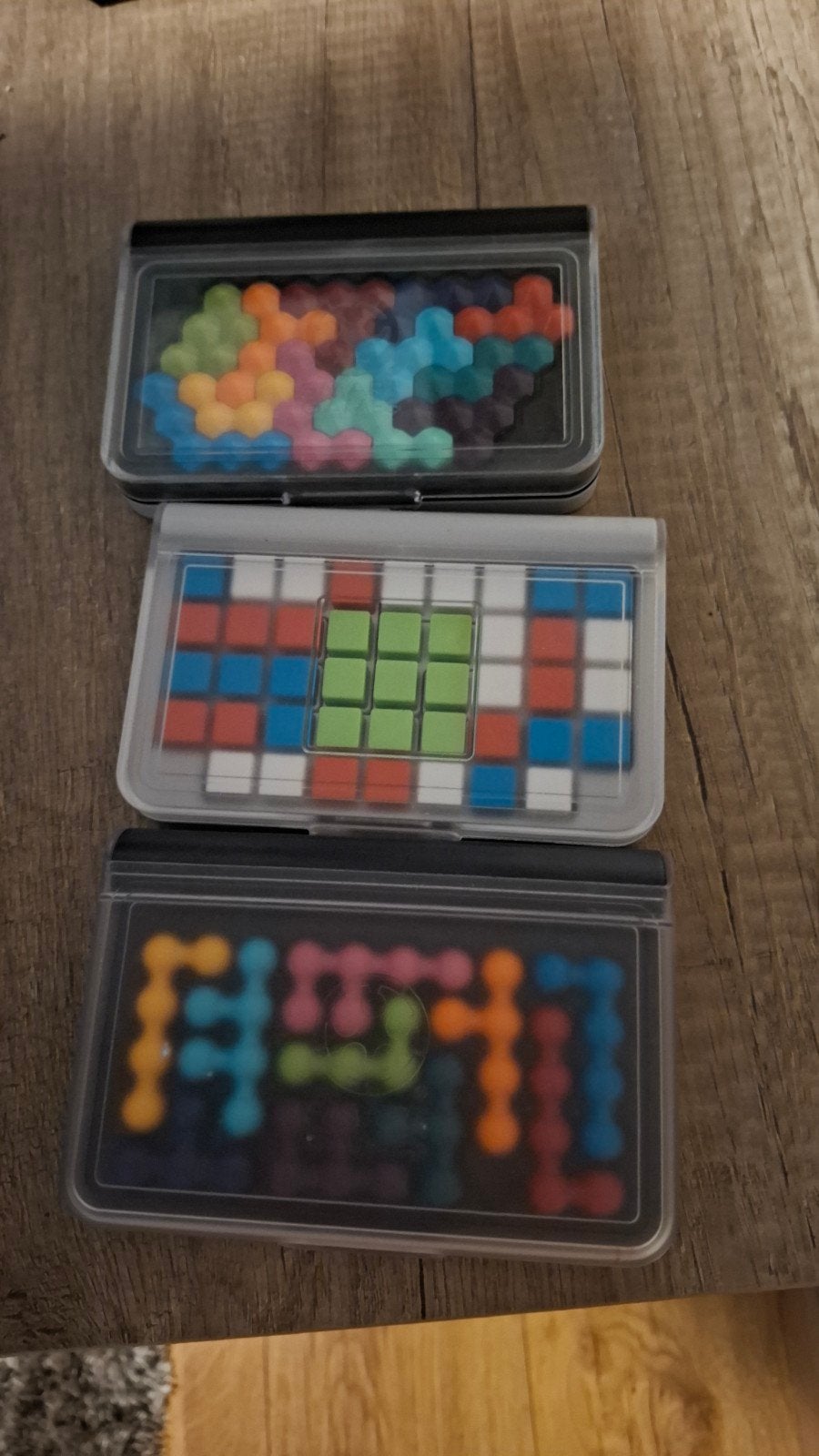 SmartGames IQ Puzzels (3 stuks), Ophalen of Verzenden, Minder dan 500 stukjes, Zo goed als nieuw, Rubik's of 3D-puzzel