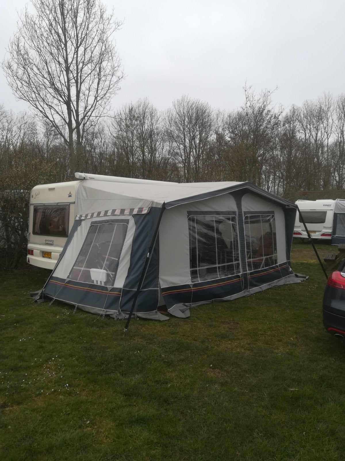 Dorema voortent, waterdicht, compleet met lichtgewicht frame, Ophalen of Verzenden, Gebruikt, Dorema