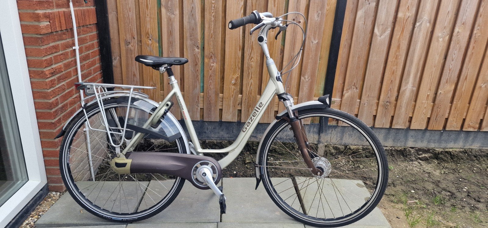 Gazelle Orange Damesfiets 53 Framemaat 7 versnellingen, Fietsen en Brommers, Fietsen | Dames | Damesfietsen, Ophalen, Versnellingen