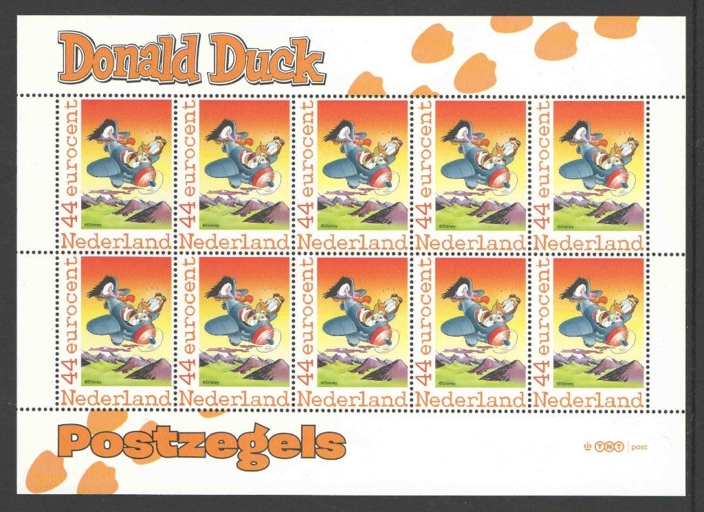Postzegels Donald Duck, Ontdek Duckstad: Vel 25, Ophalen of Verzenden, Na 1940, Postfris