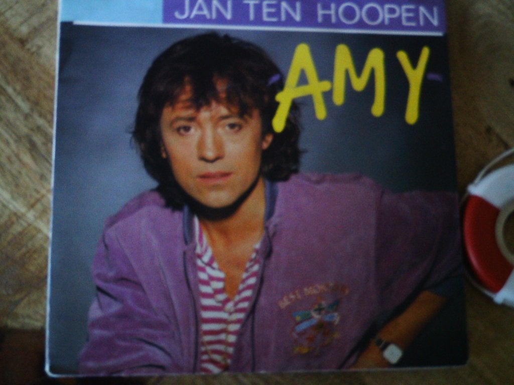 Jan Ten Hoopen - Amy (Vinyl Single)  12o, 7 inch, Ophalen of Verzenden, Zo goed als nieuw, Beschermende buitenhoes