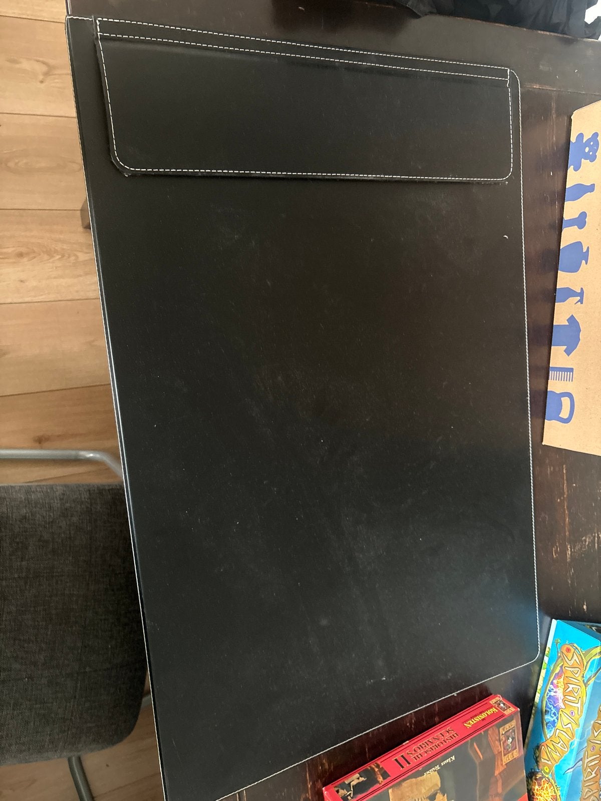 IKEA RISSLA bureau onderlegger, zwart, 1 jaar oud, Ophalen, Zo goed als nieuw, IKEA, Zwart