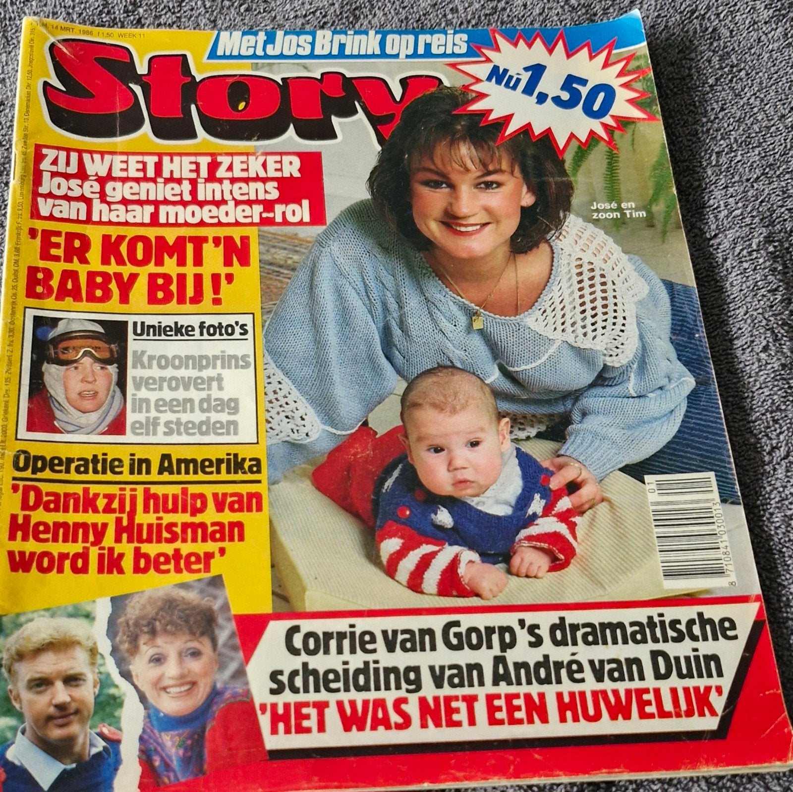 Story Magazine 1988 - B Bardot-t schouten- jose, Boeken, Ophalen of Verzenden, Gelezen, Gossip of Showbizz