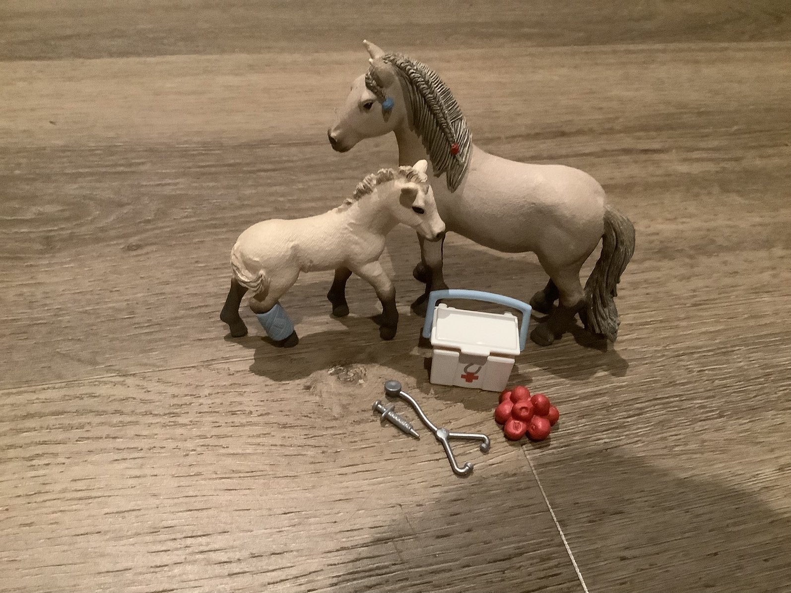 Schleich paardenset, Dieren en Toebehoren, Ophalen, Zo goed als nieuw