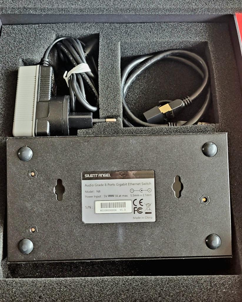 Silent Angel Bonn N8 Audio Grade Gigabit Ethernet Switch, Ophalen of Verzenden
