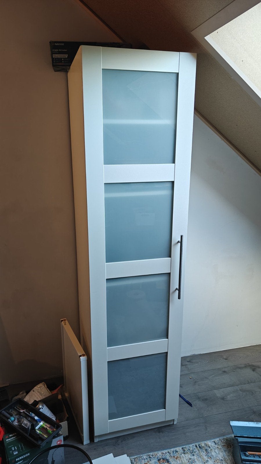 IKEA Pax kast met glazen deuren, Ophalen, Met deur(en), 200 cm of meer, Overige houtsoorten