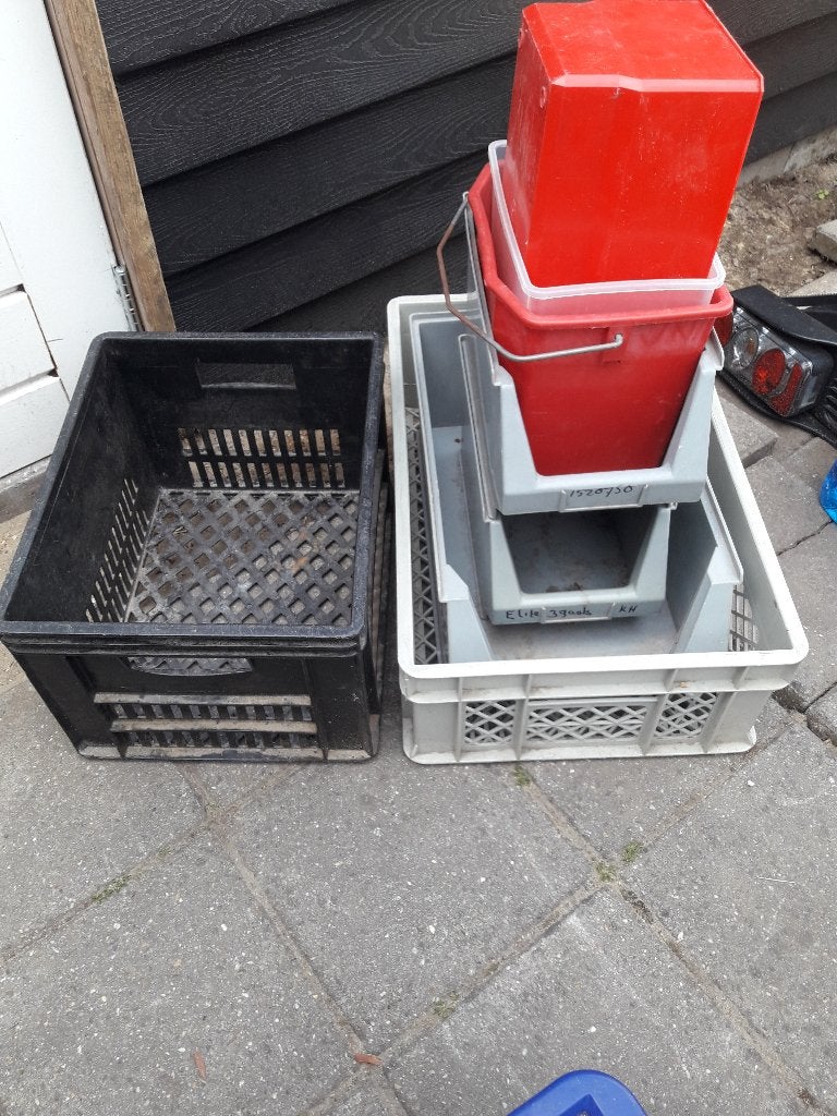 Gratis Kratten en Bakken., Ophalen, Gebruikt, Minder dan 35 cm, Minder dan 50 cm