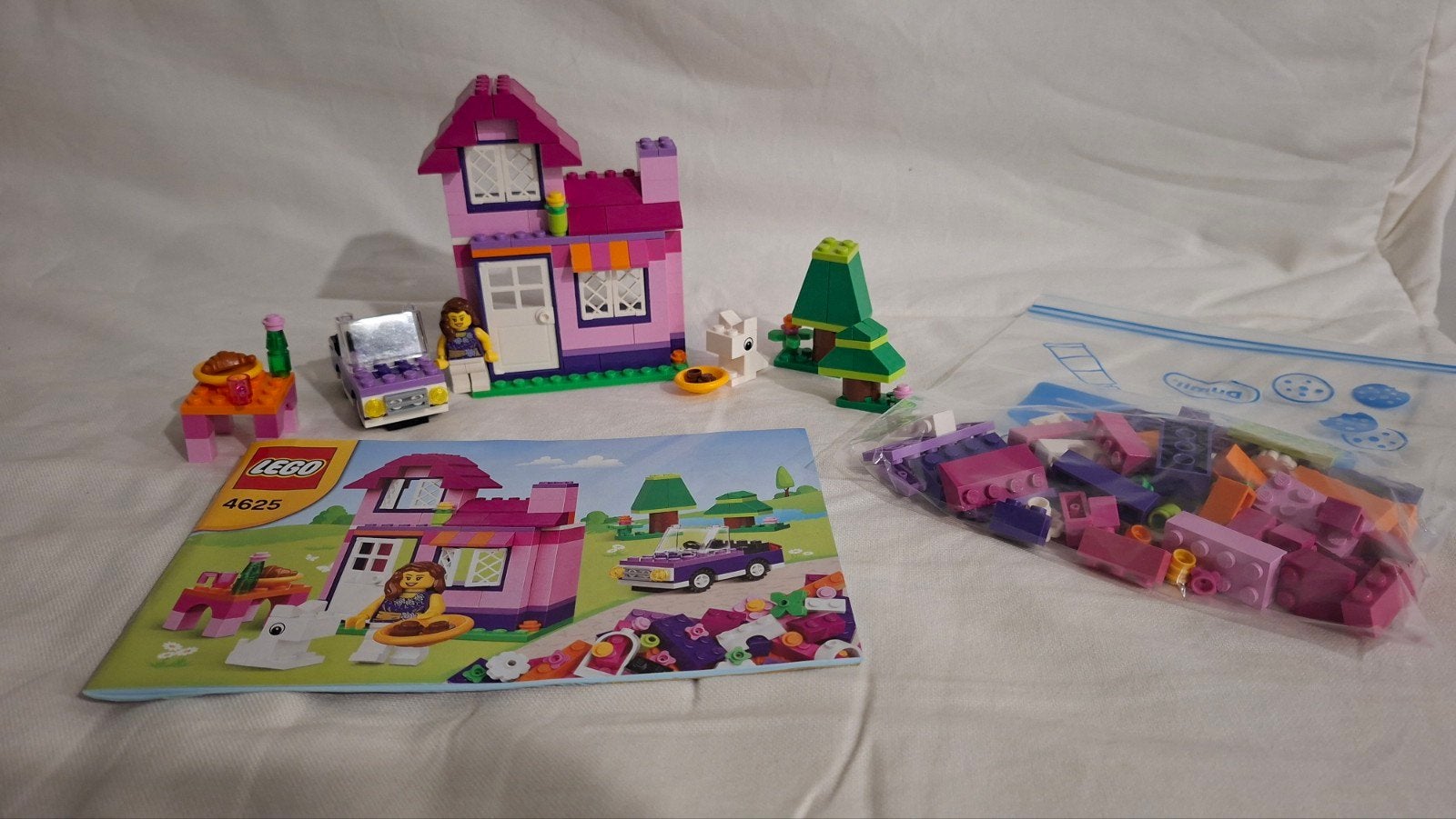 Lego set 4625: Maak 3 verschillende bouwwerken!, Gebruikt, Lego, Ophalen of Verzenden, Complete set