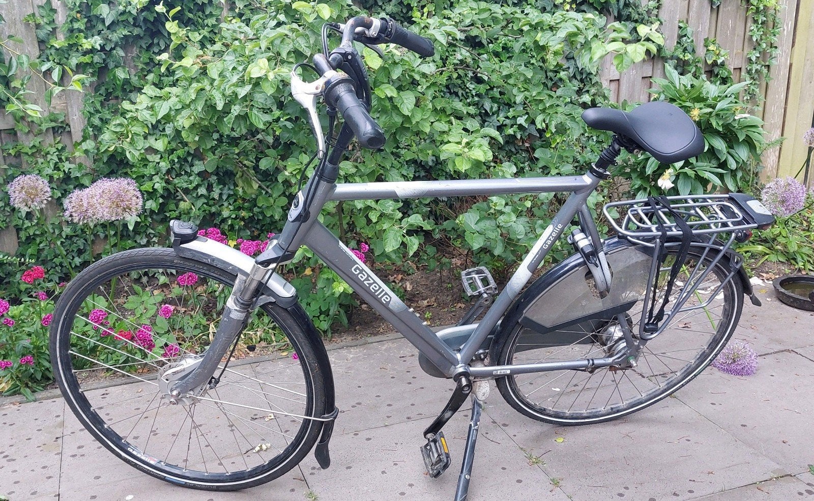 Gazelle orange c7 herenfiets, Ophalen, Gebruikt, Versnellingen, 61 tot 65 cm