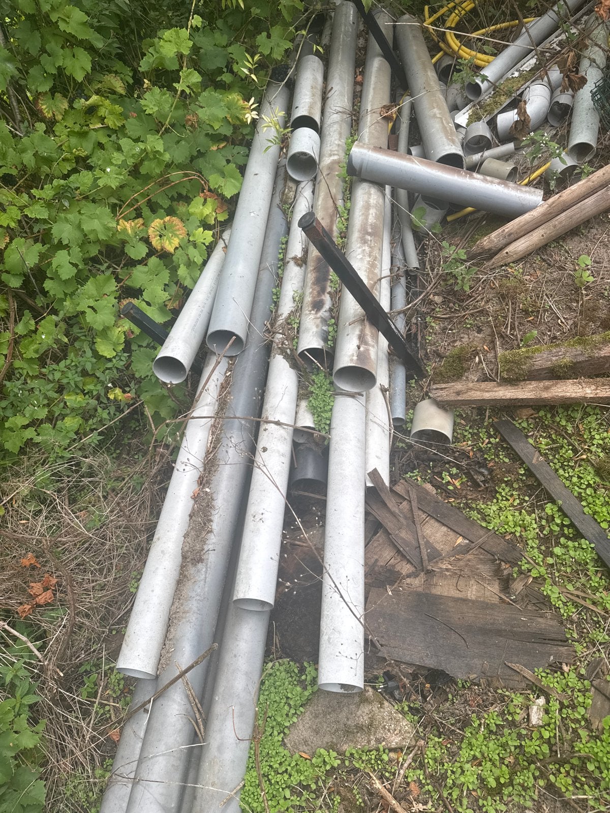 Diverse PVC buizen - Gebruikt gratis, Doe-het-zelf en Verbouw, Ophalen, Afvoer, Gebruikt, Pvc