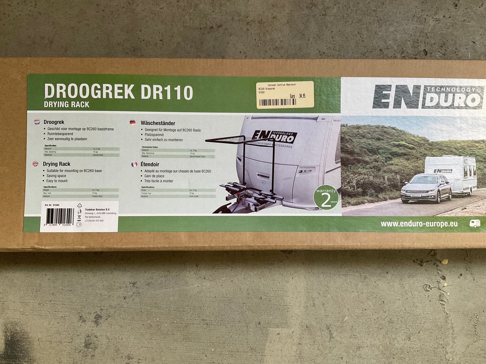 Droogrek, Caravans en Kamperen, Ophalen, Nieuw